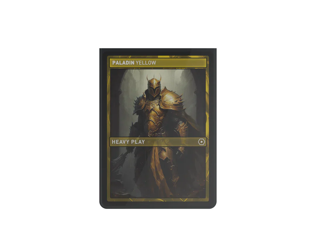 Heavy Play Curv Sleeves Standard 100 Ct Paladin Yellow