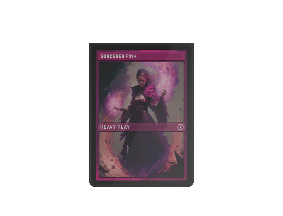 Heavy Play Curv Sleeves Standard 100 Ct Sorcerer Pink