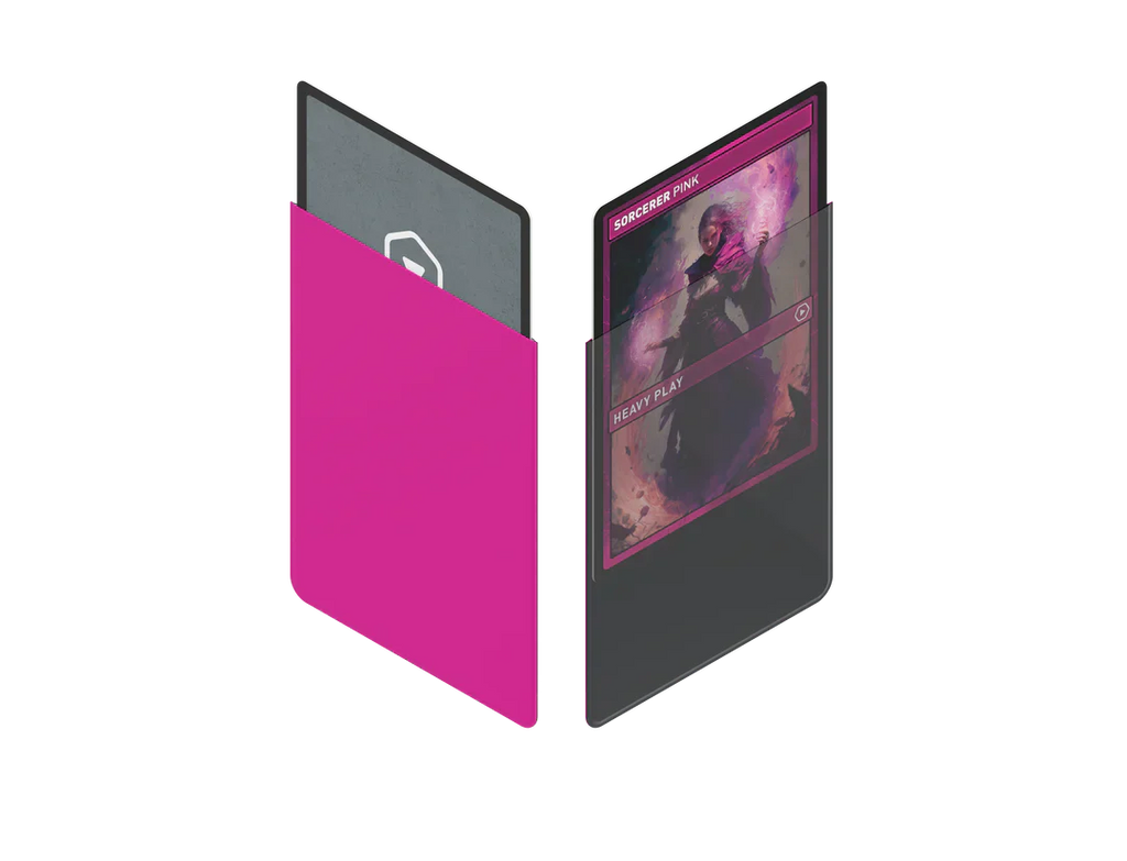 Heavy Play Curv Sleeves Standard 100 Ct Sorcerer Pink