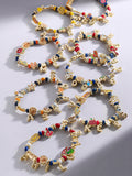 MLB Motif Beaded Bracelet - New York Yankees