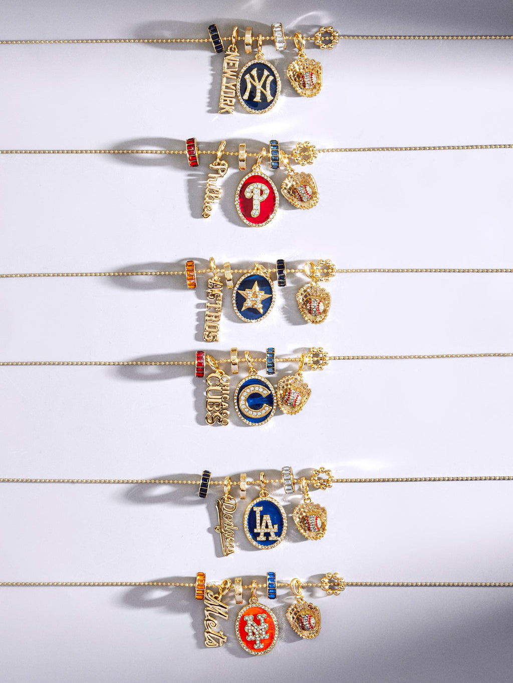 MLB Charm Necklace - New York Yankees