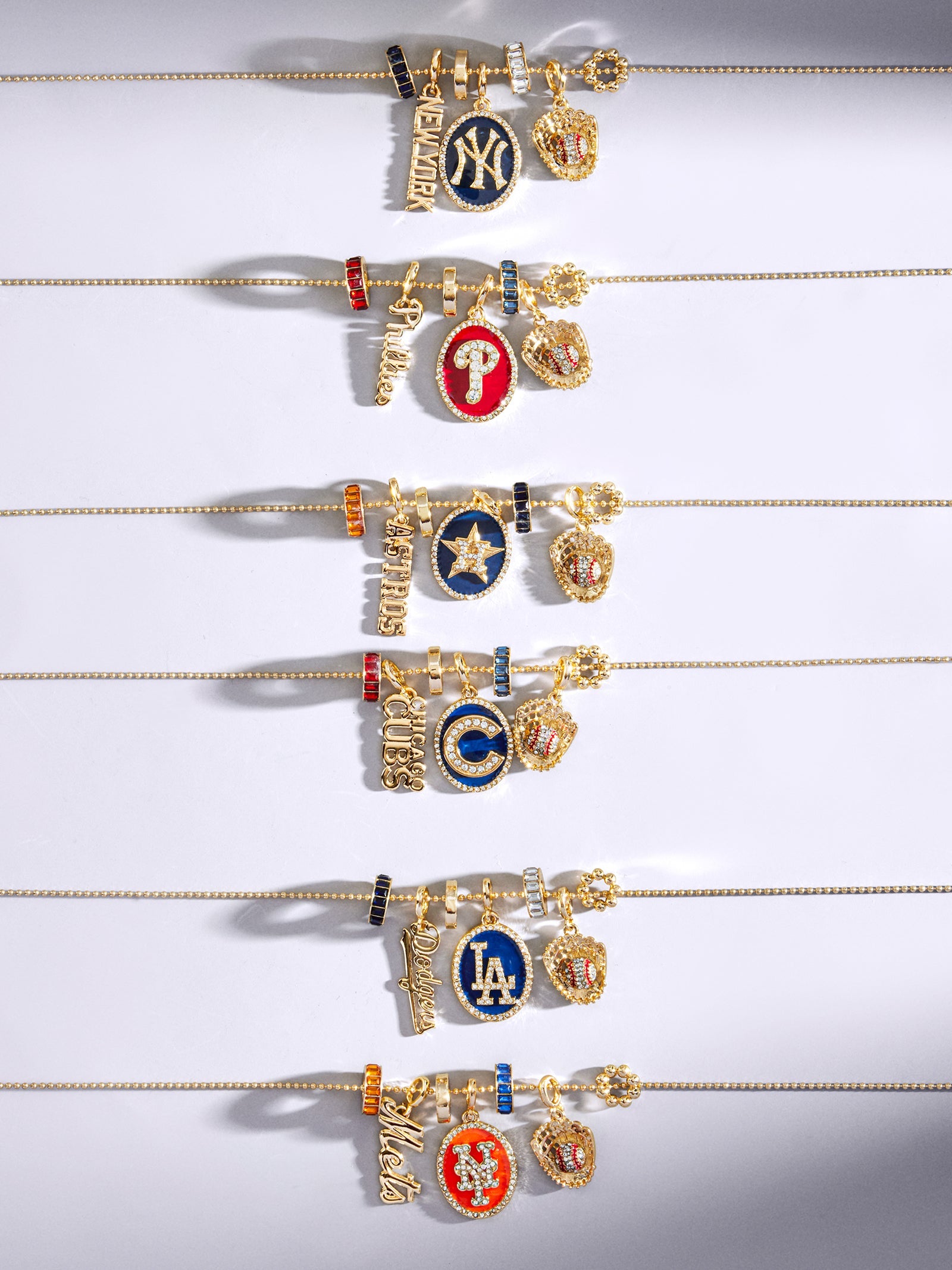 MLB Charm Necklace - New York Yankees