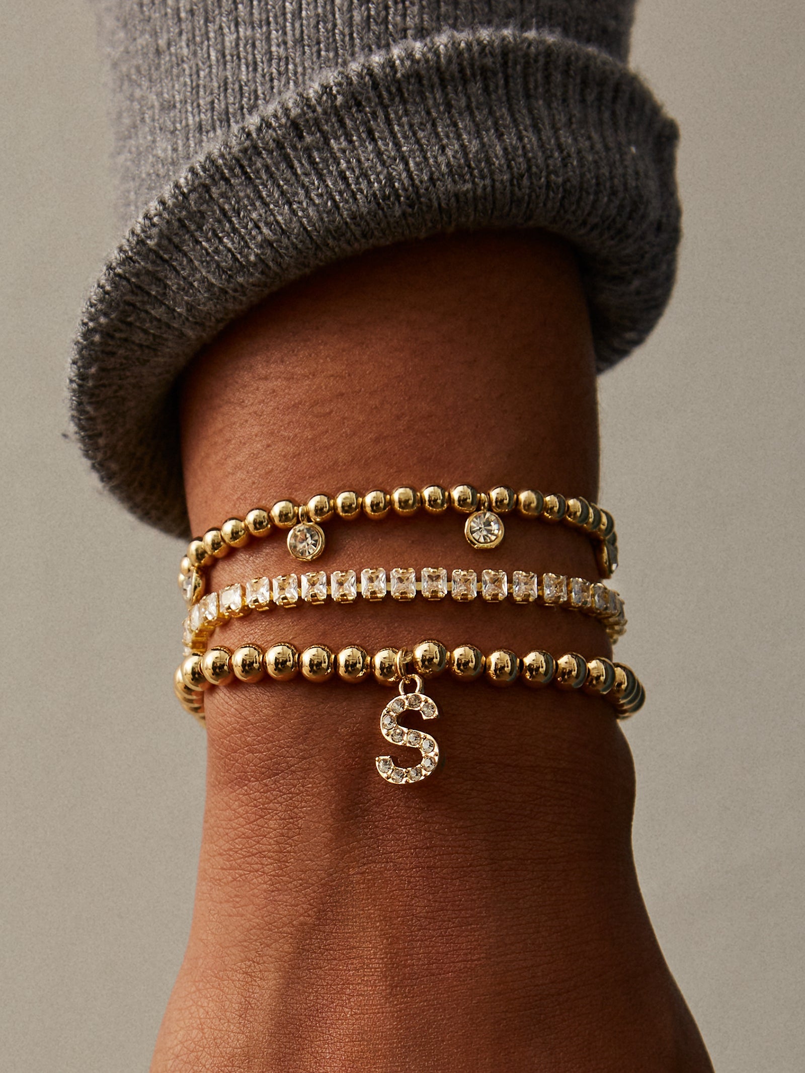 Birthstone Pisa Bracelet - Garnet