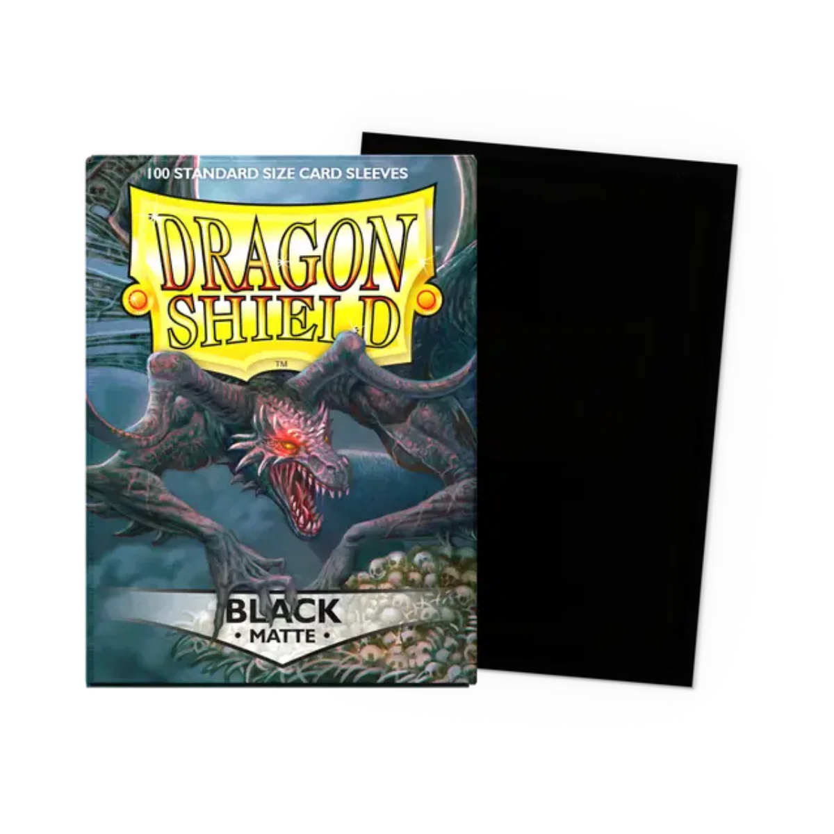 Dragon Shield Game Sleeves 100ct - Matte Black Standard