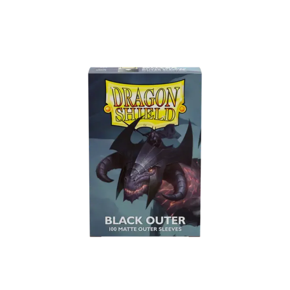 Dragon Shield Game Sleeves 100ct - Matte Black Outer Standard