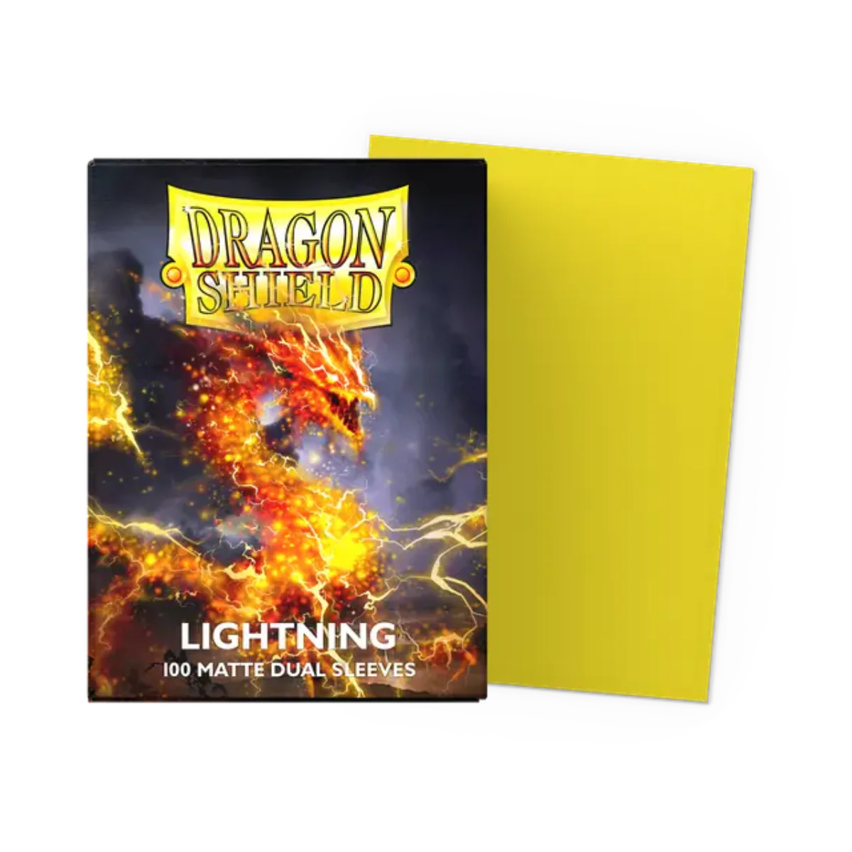 Dragon Shield Game Sleeves 100ct - Matte Dual Lightning Standard