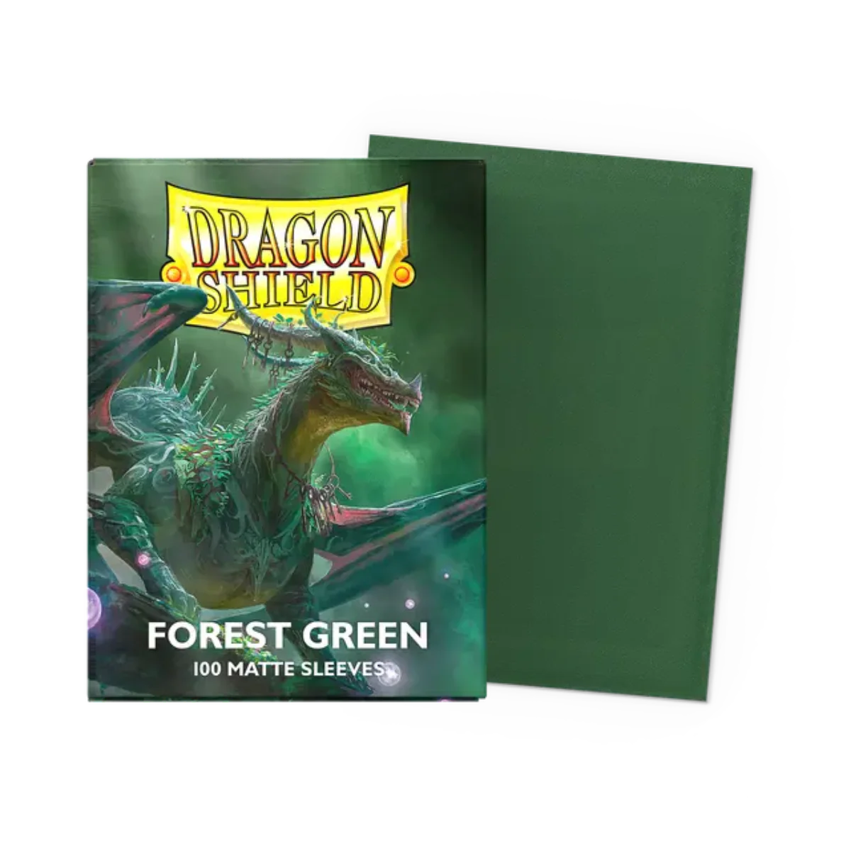 Dragon Shield Game Sleeves 100ct - Matte Forest Green Standard