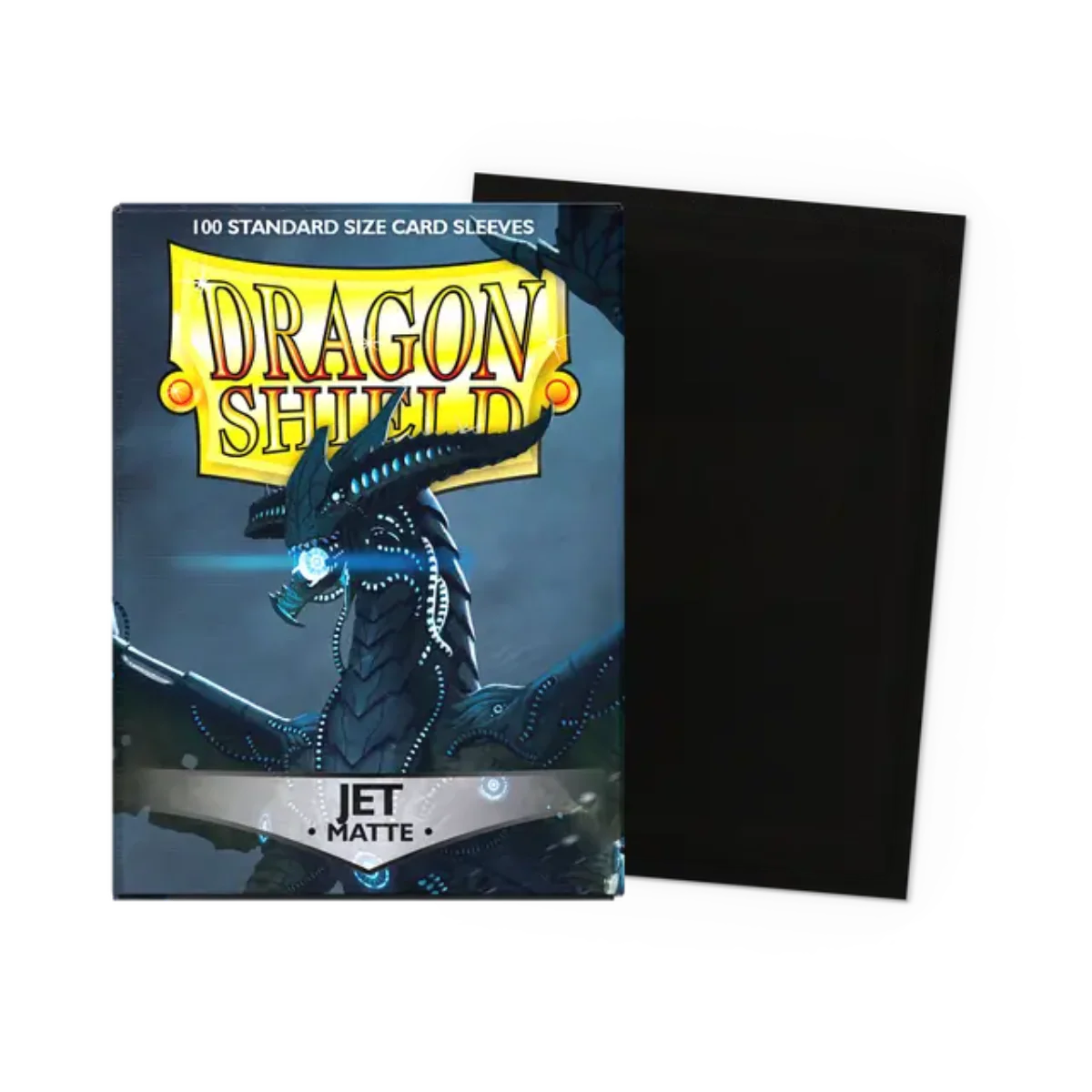 Dragon Shield Game Sleeves 100ct - Matte Jet Black Standard