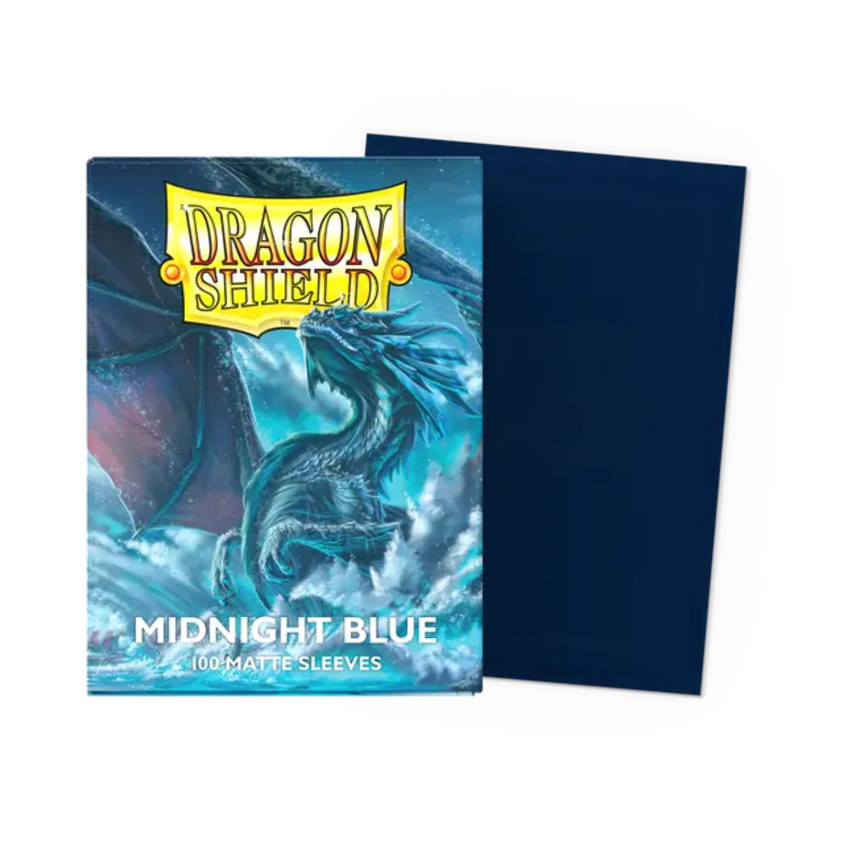 Dragon Shield Game Sleeves 100ct - Matte Midnight Blue Standard