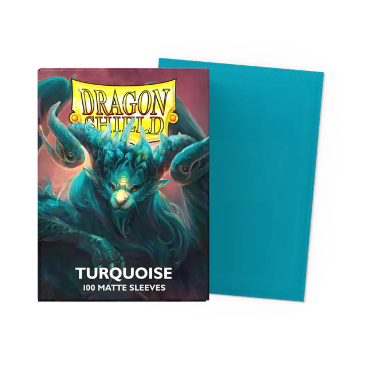 Dragon Shield Game Sleeves 100ct - Matte Turquoise Standard