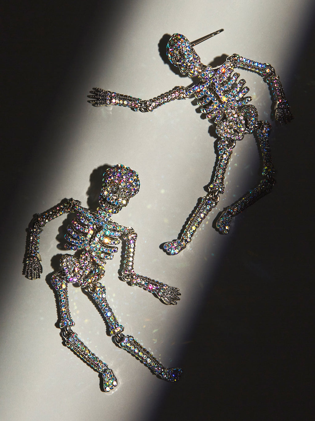 Bone-A-Fide Hottie Earrings - Silver/Iridescent