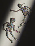 Bone-A-Fide Hottie Earrings - Silver/Iridescent