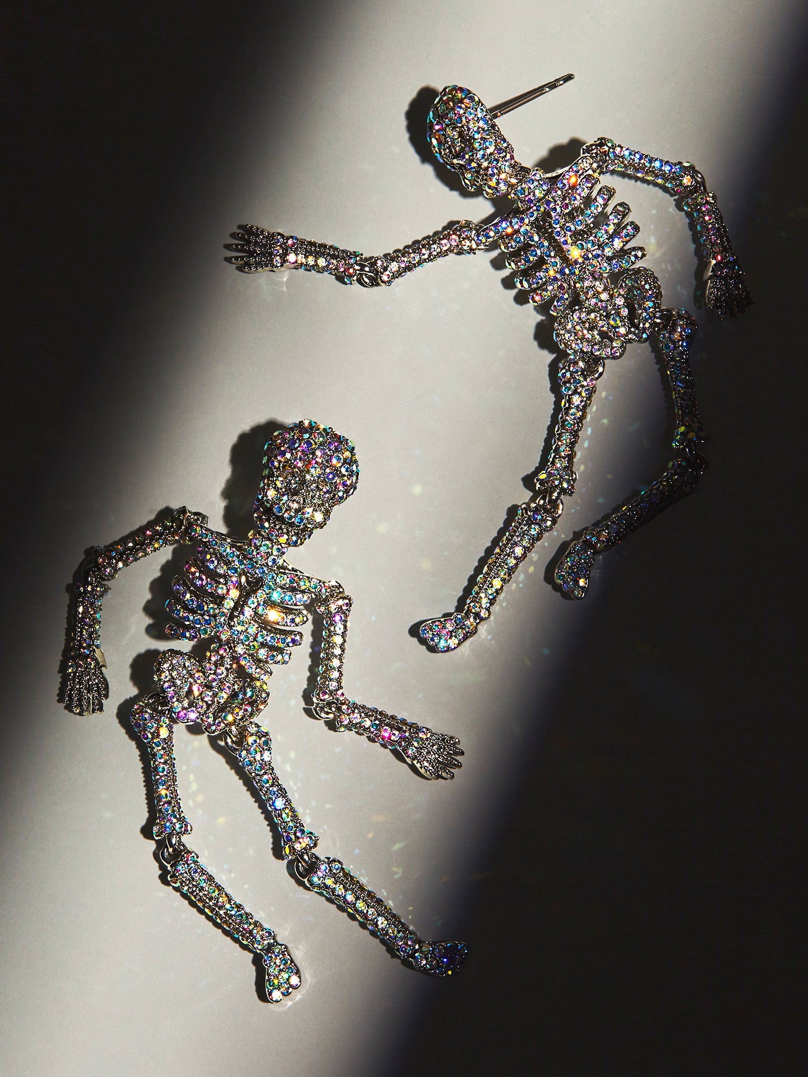 Bone-A-Fide Hottie Earrings - Silver/Iridescent