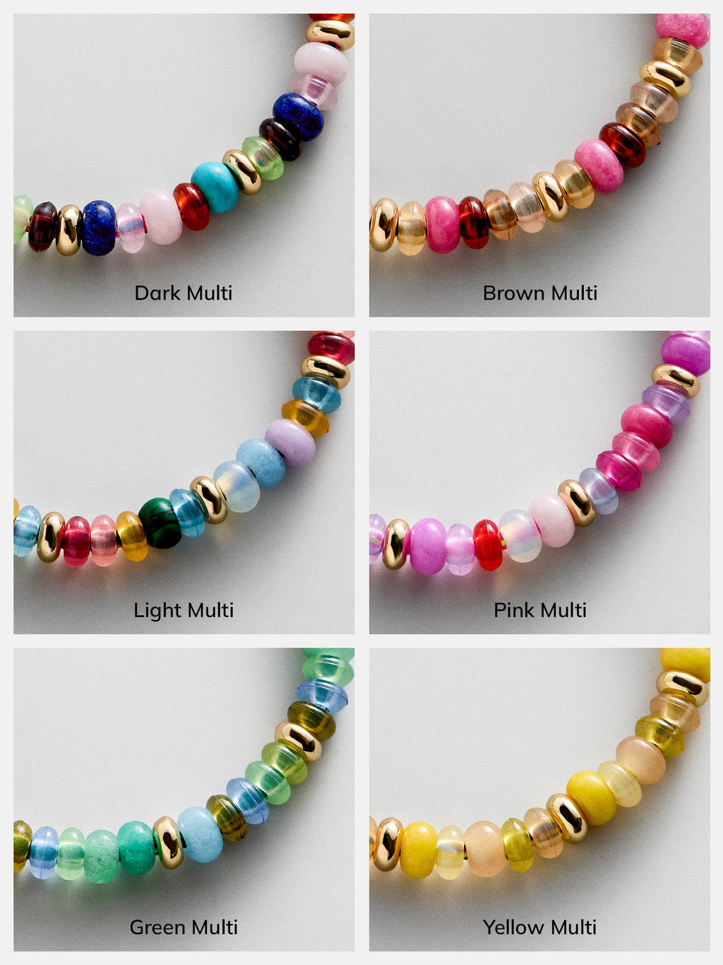 Kennedy Semi-Precious Bracelet - Dark Multi