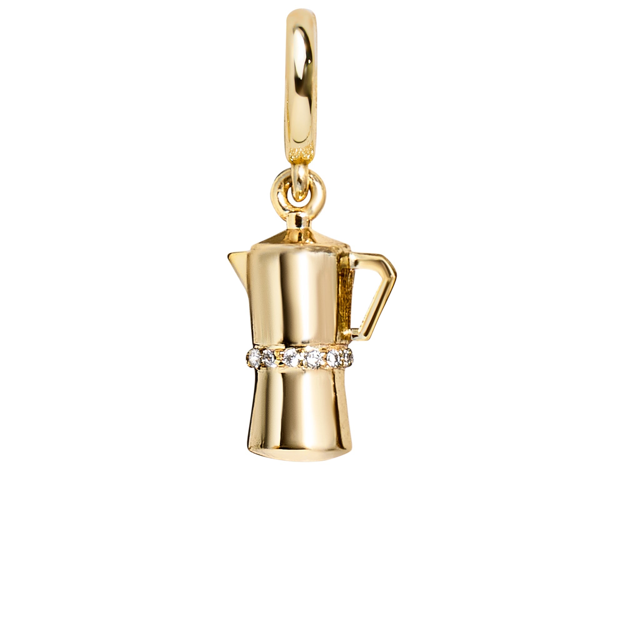 Snacks N' Sips Cluster Charm - Moka Pot