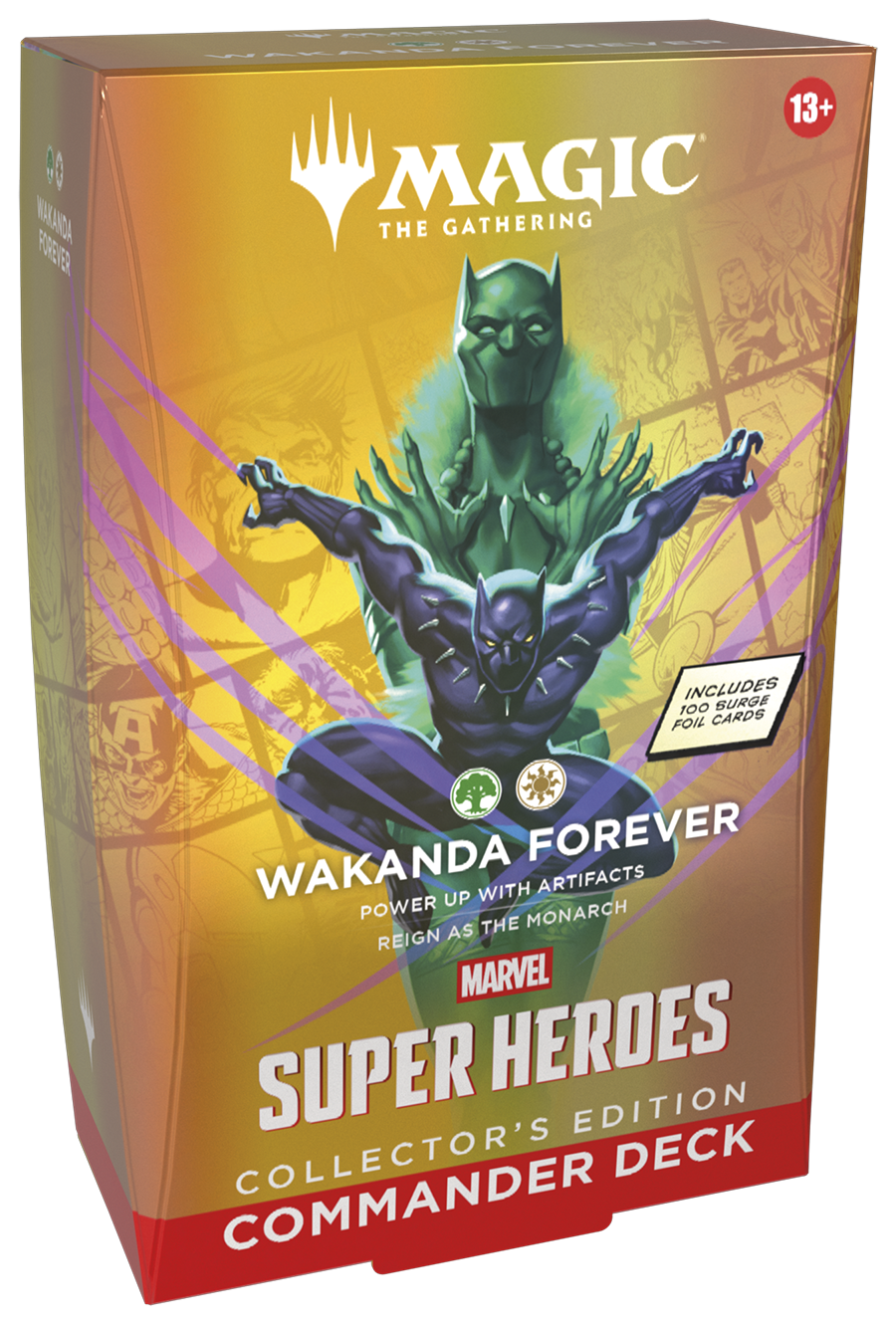 Marvel Super Heroes Wakanda Forever Collector's Edition Commander Deck