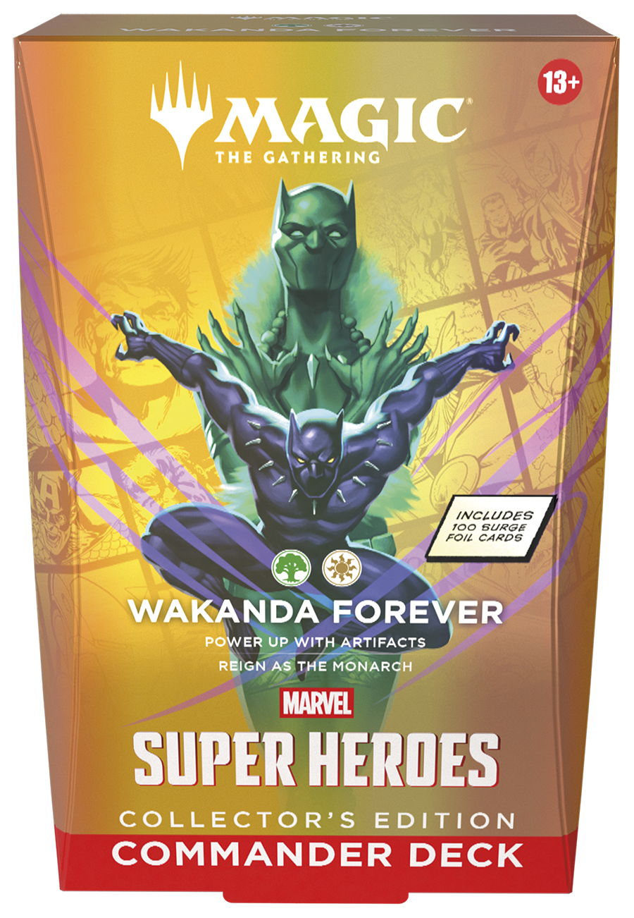 Marvel Super Heroes Wakanda Forever Collector's Edition Commander Deck