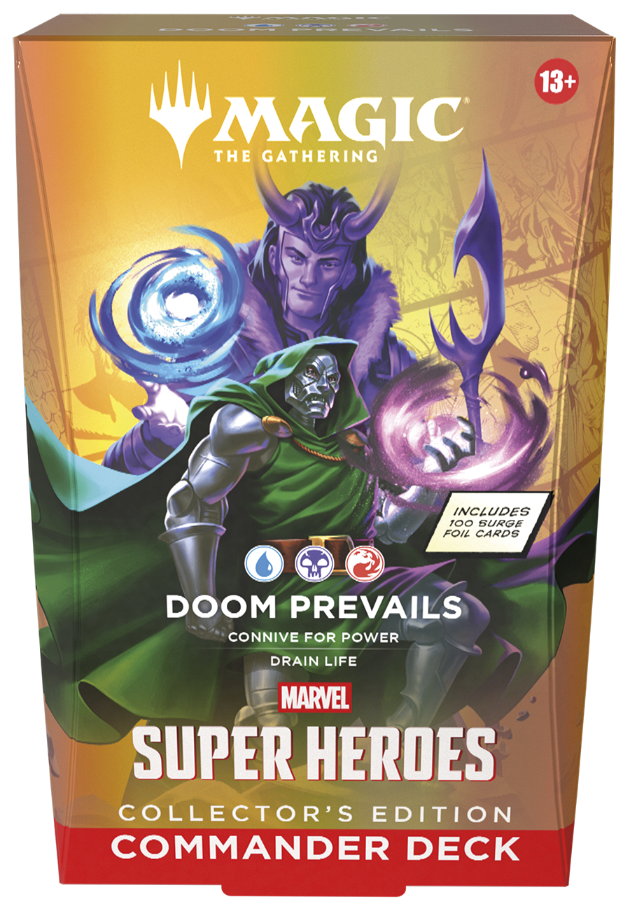 Marvel Super Heroes Doom Prevails Collector's Edition Commander Deck