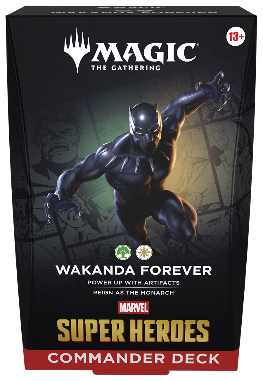 Marvel Super Heroes Wakanda Forever Commander Deck