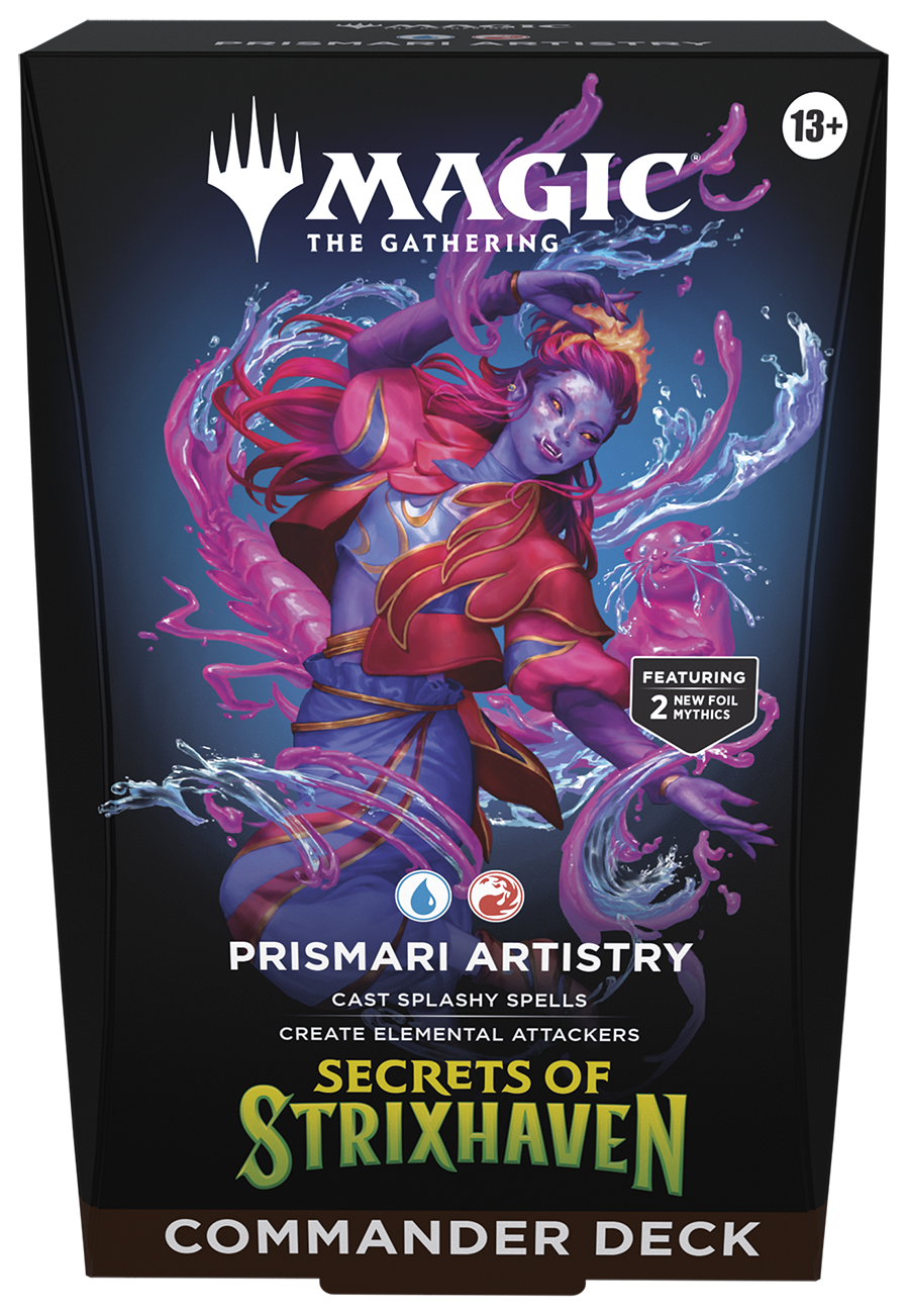 Secrets of Strixhaven Prismari Artistry Commander Deck