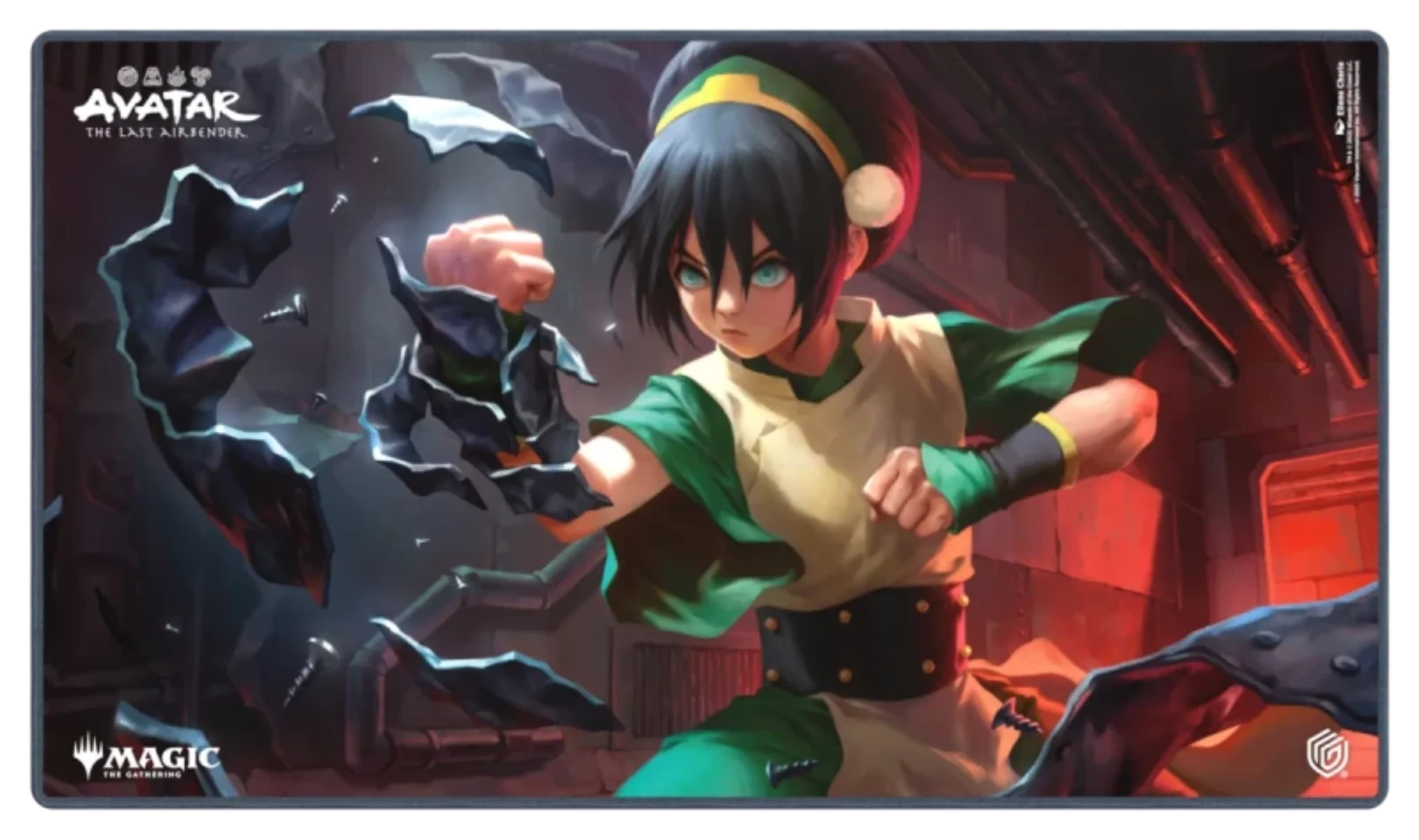 Avatar the Last Airbender Toph the First Metalbender Playmat