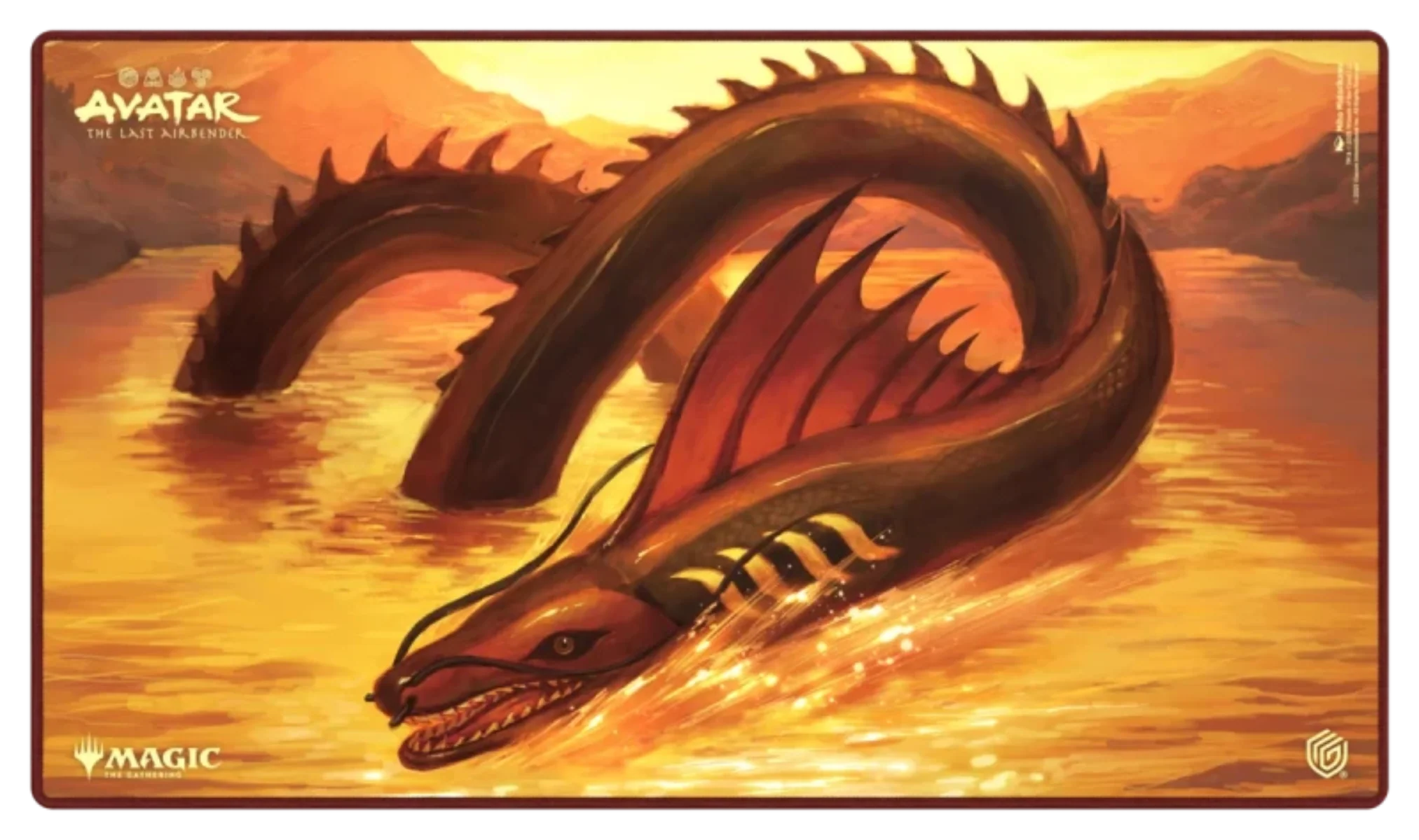 Avatar the Last Airbender Unagi of Kyoshi Island Playmat