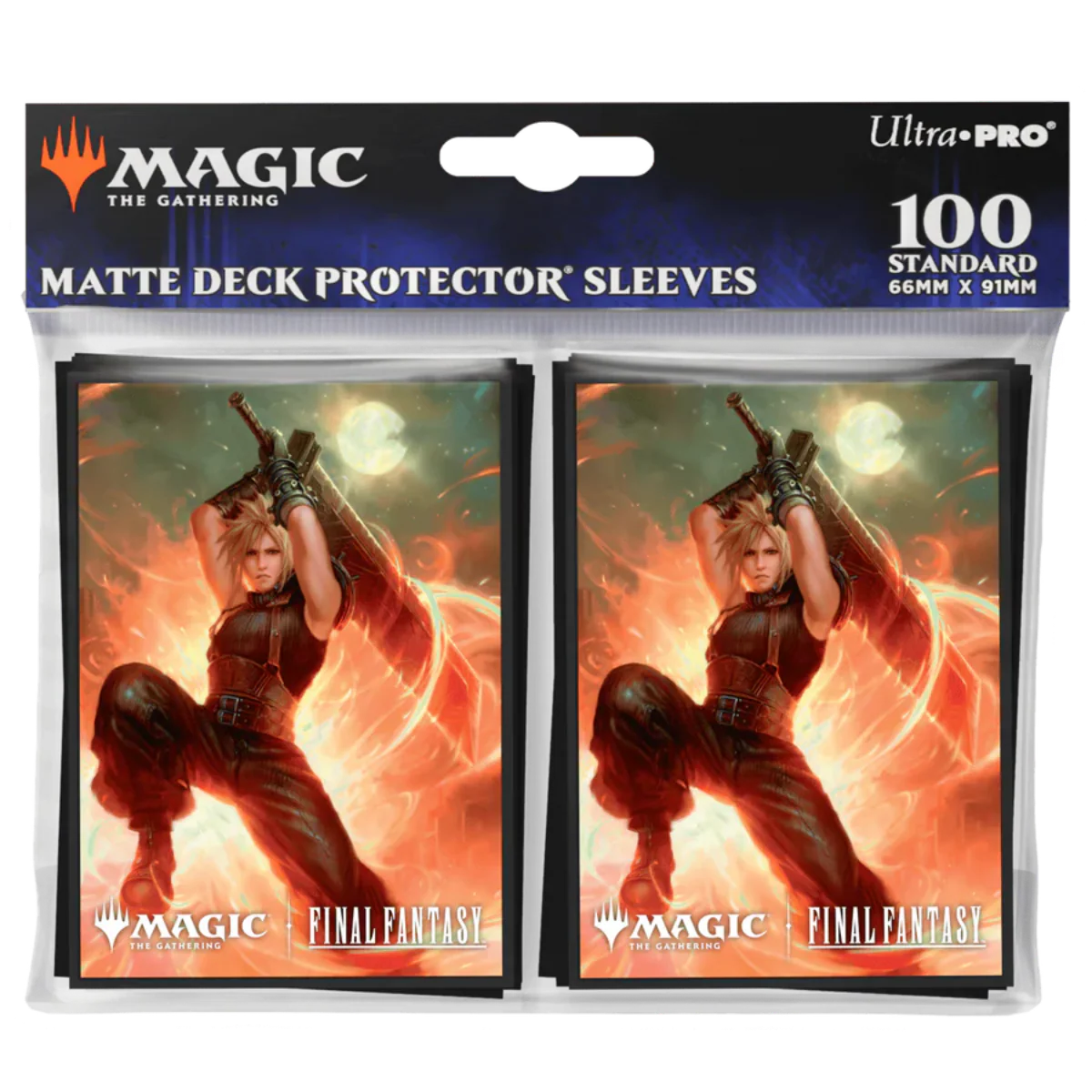 MTG Final Fantasy Cloud, Ex-Soldier Commander Sleeves 100ct