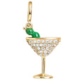 Snacks N' Sips Cluster Charm - Martini