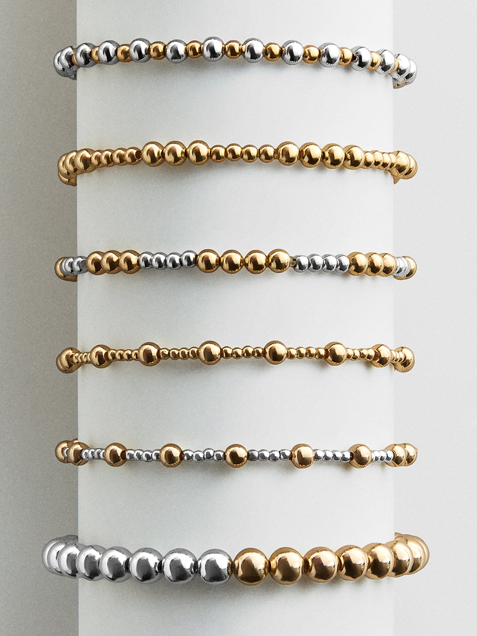 Chelsea Pisa Bracelet - 3MM/4MM Grouped Gold Pisa