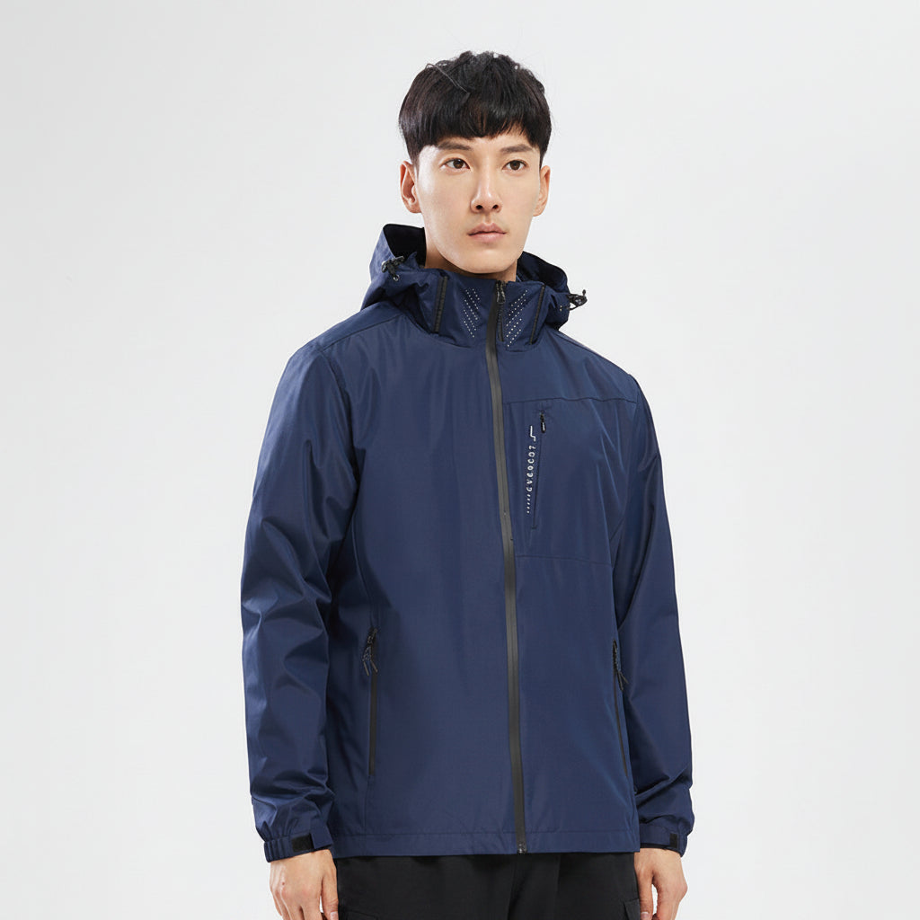 Single Layer Outdoor Hooded Casual Jacket for men
