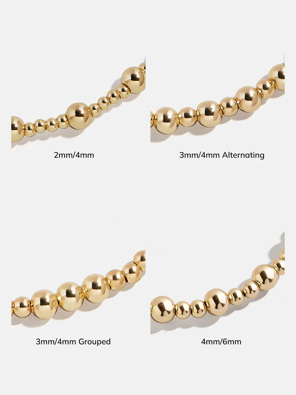 Florence Pisa Bracelet - 4MM/6MM Gold Pisa