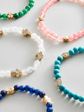 Peace of Mind Semi-Precious Bracelet - Cross