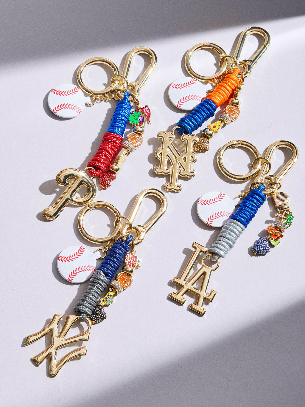 MLB Paracord Bag Charm - New York Mets