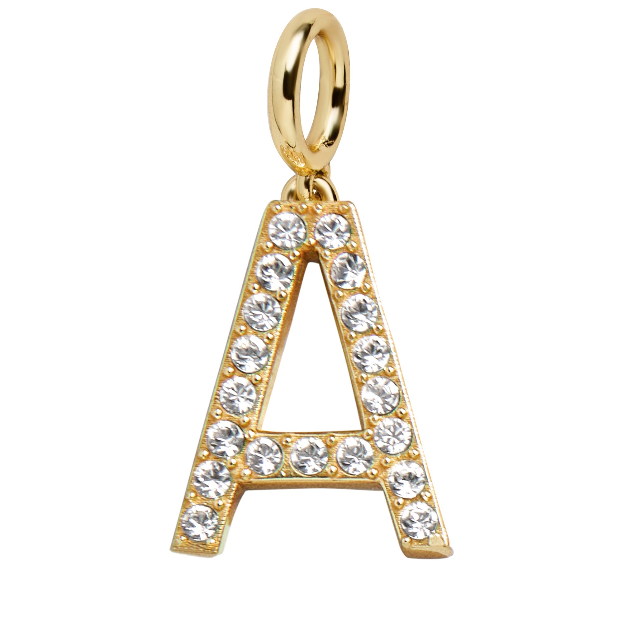 Pavé Initial Cluster Charm - A