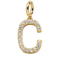 Pavé Initial Cluster Charm - C