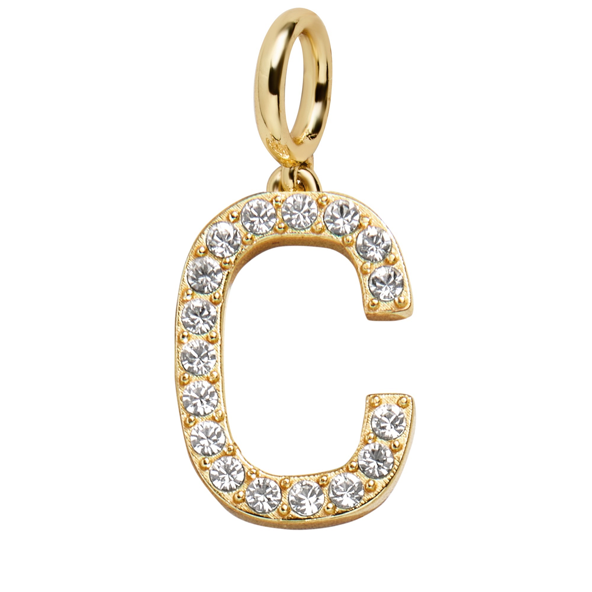 Pavé Initial Cluster Charm - C