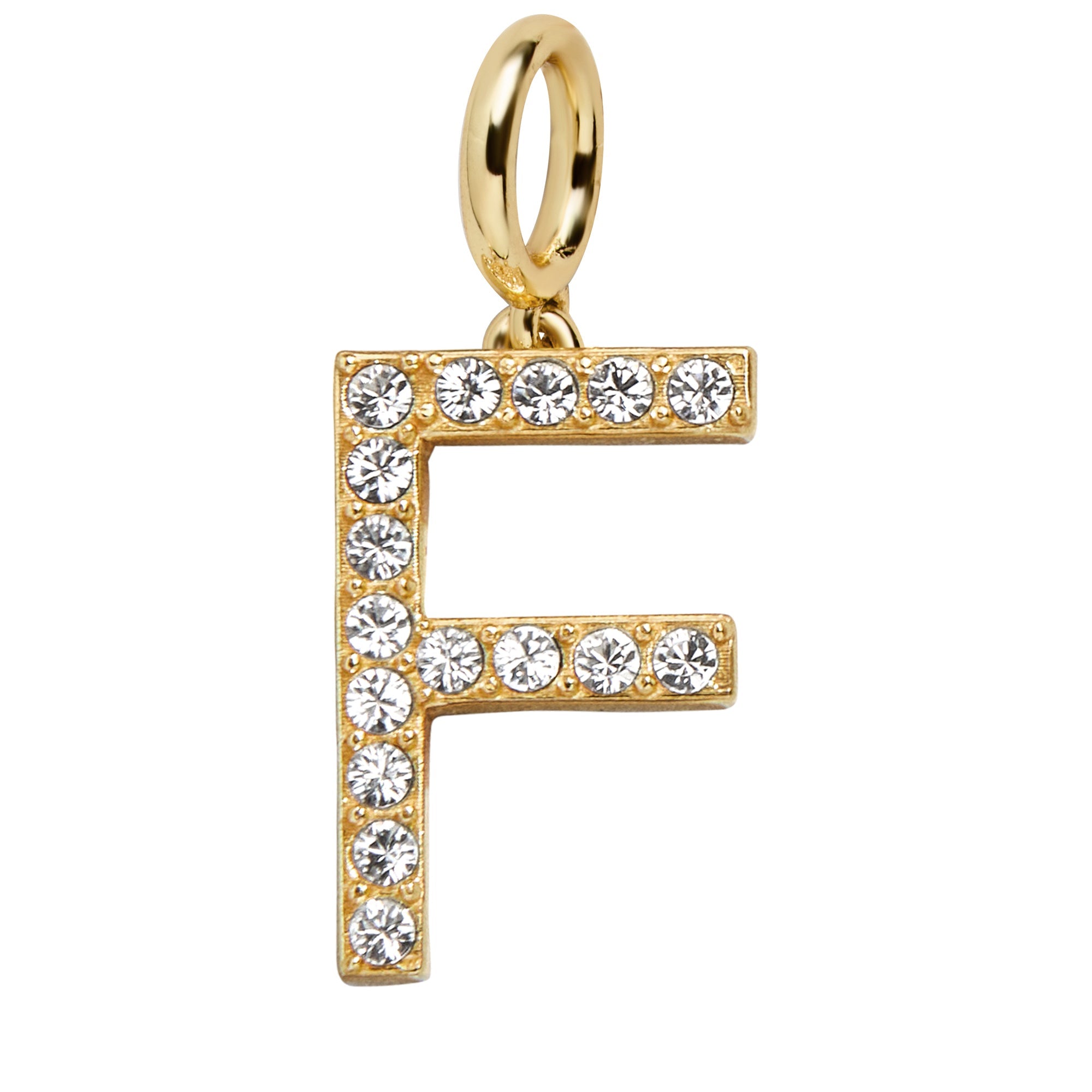 Pavé Initial Cluster Charm - F