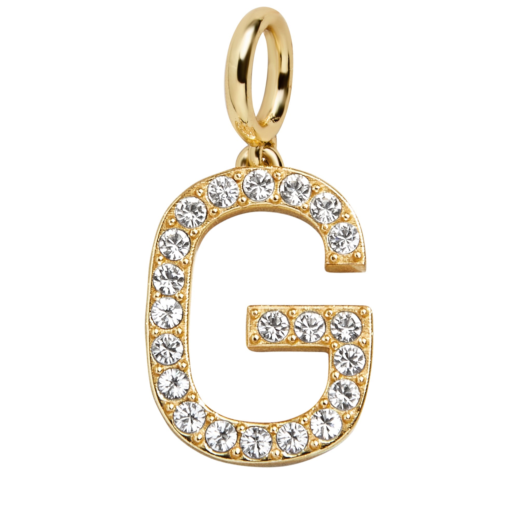 Pavé Initial Cluster Charm - G