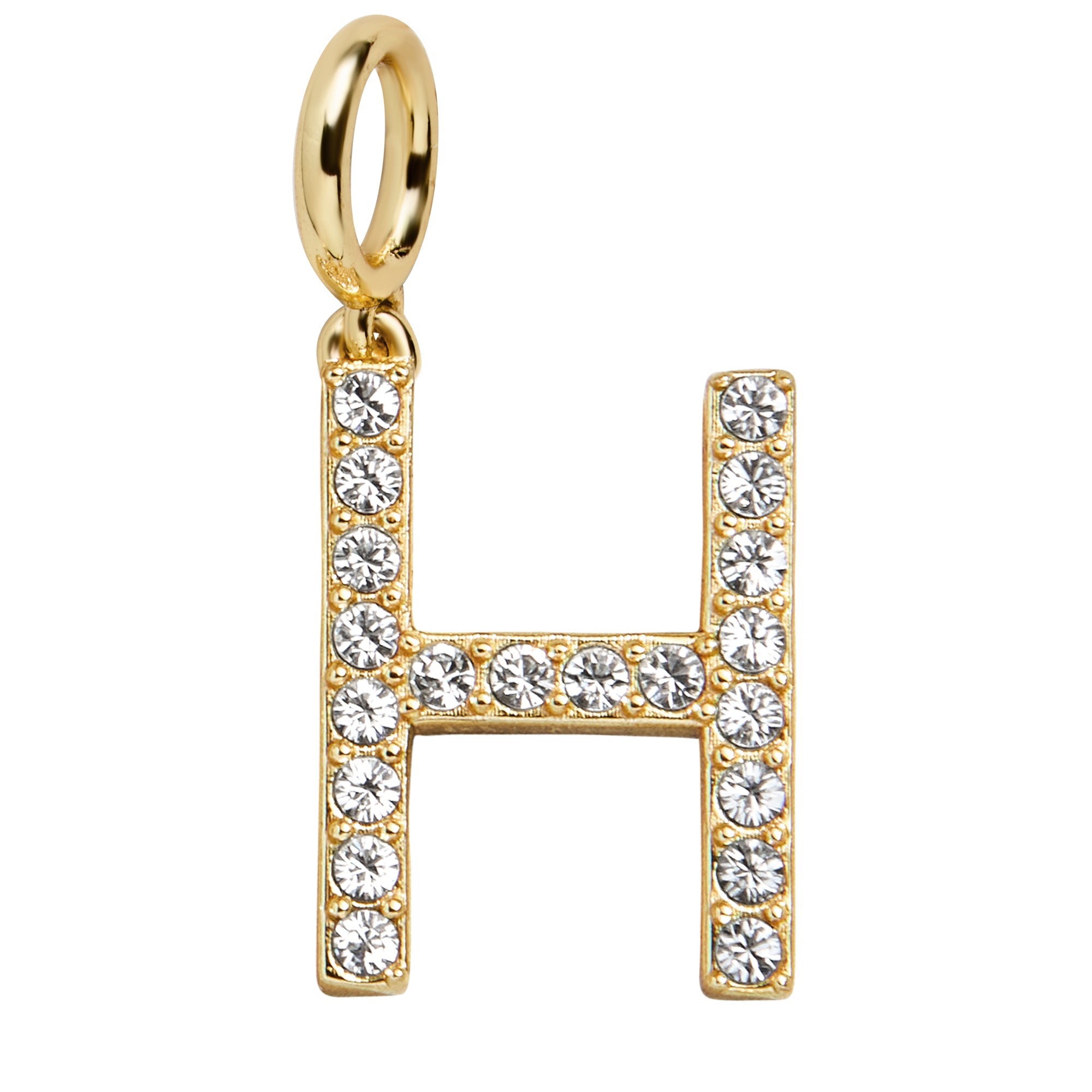 Pavé Initial Cluster Charm - H