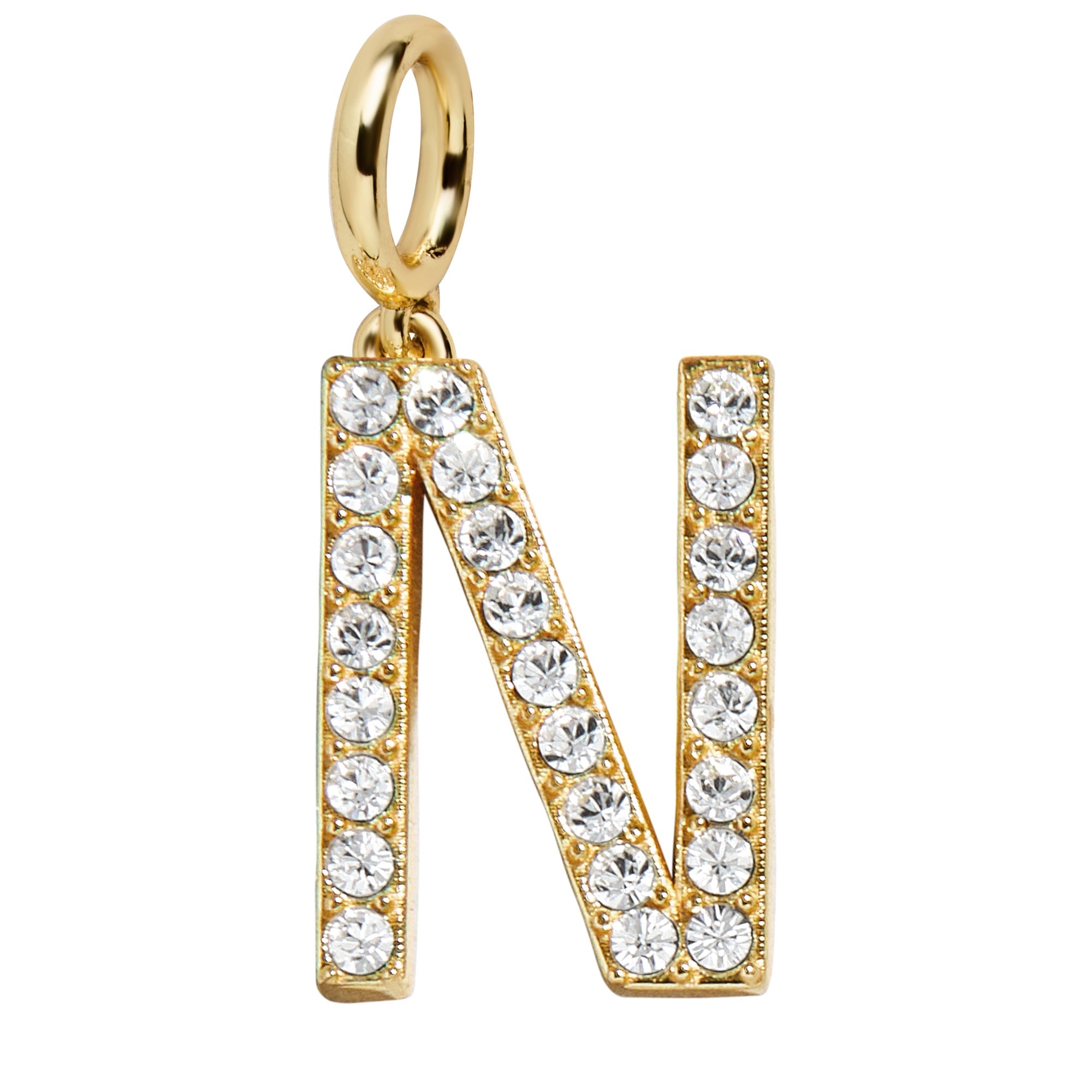 Pavé Initial Cluster Charm - N