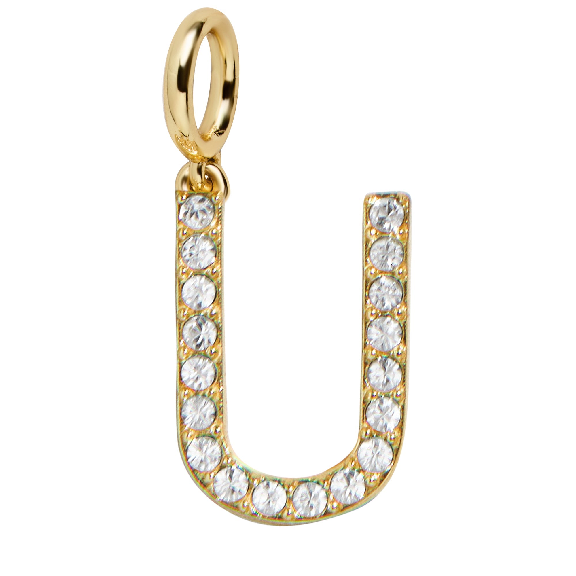Pavé Initial Cluster Charm - U