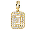 Block Pavé Initial Cluster Charm - I