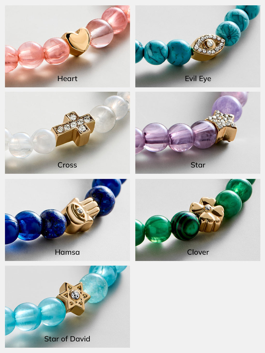 Peace of Mind Semi-Precious Bracelet - Star of David
