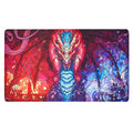 MTG Stained Glass - Fire & Ice Dragon Playmat