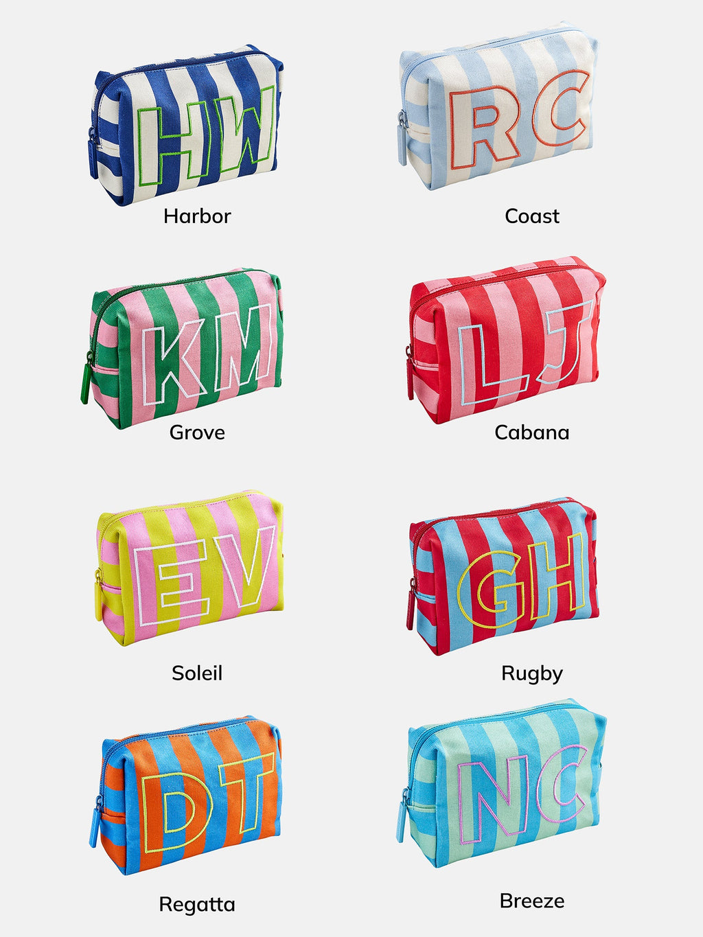 Striped Take It Away Custom Storage Pouch - Custom Soleil
