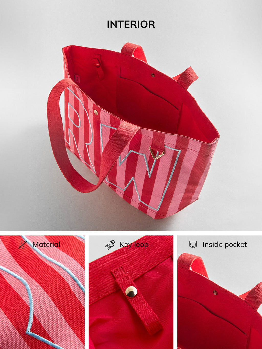 Striped Custom Alpha Tote - Custom Regatta