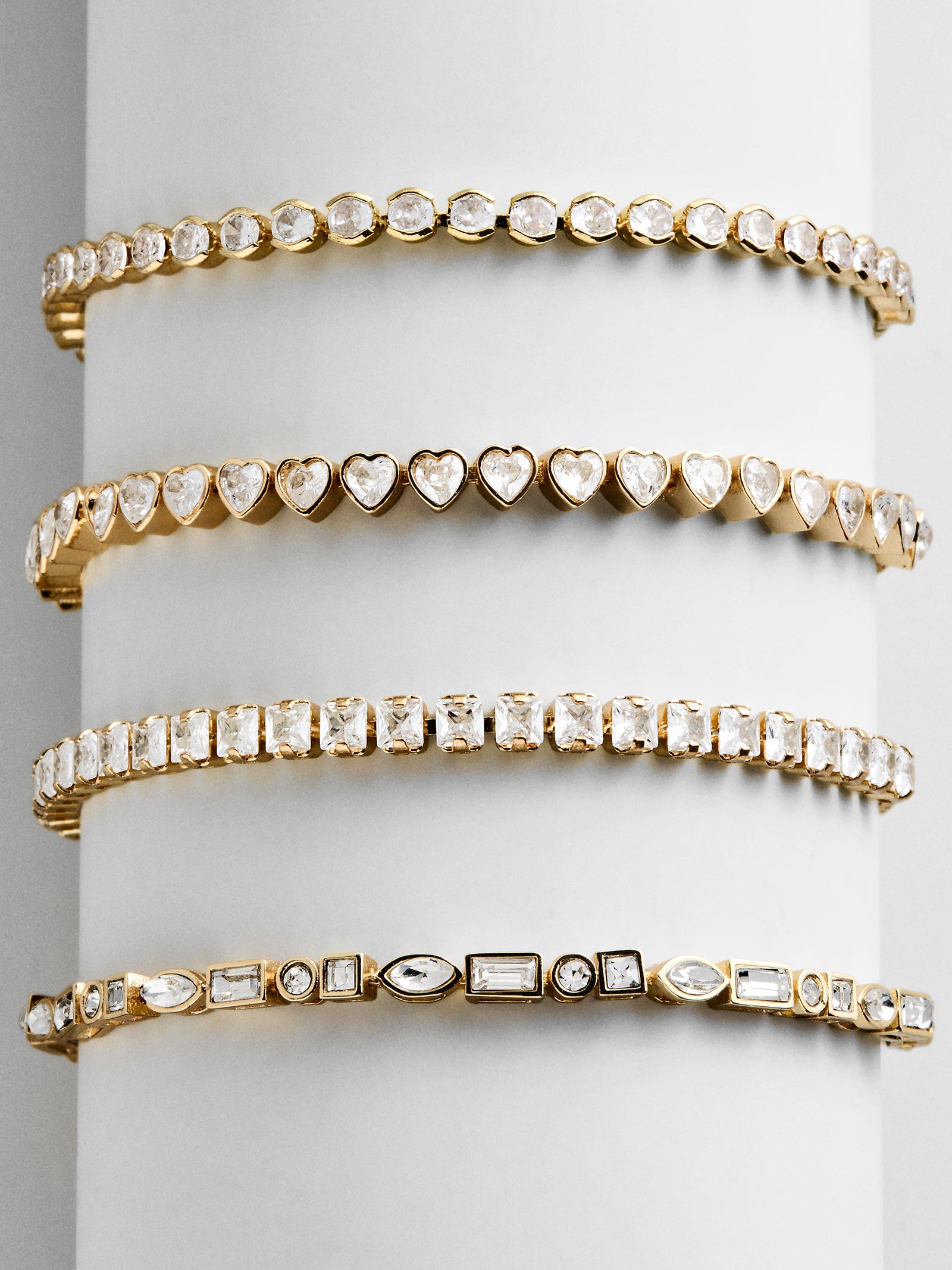 Brooke Tennis Bracelet - Round Stone