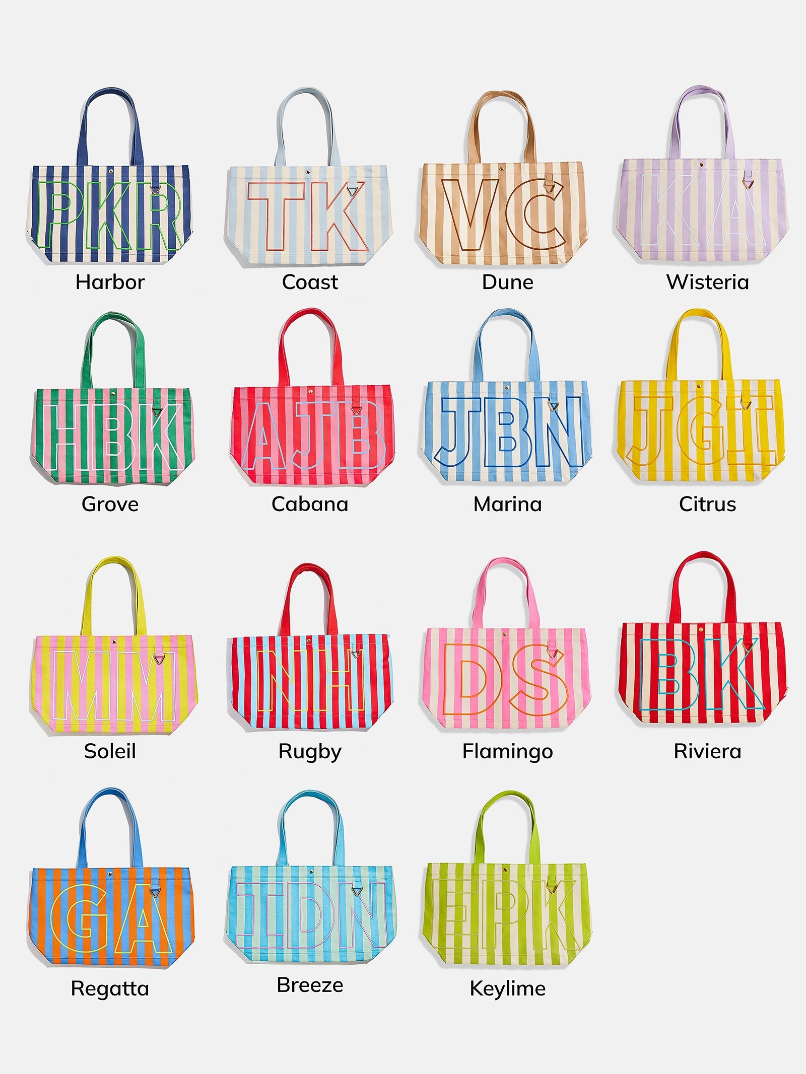 Striped Custom Alpha Tote - Custom Cabana