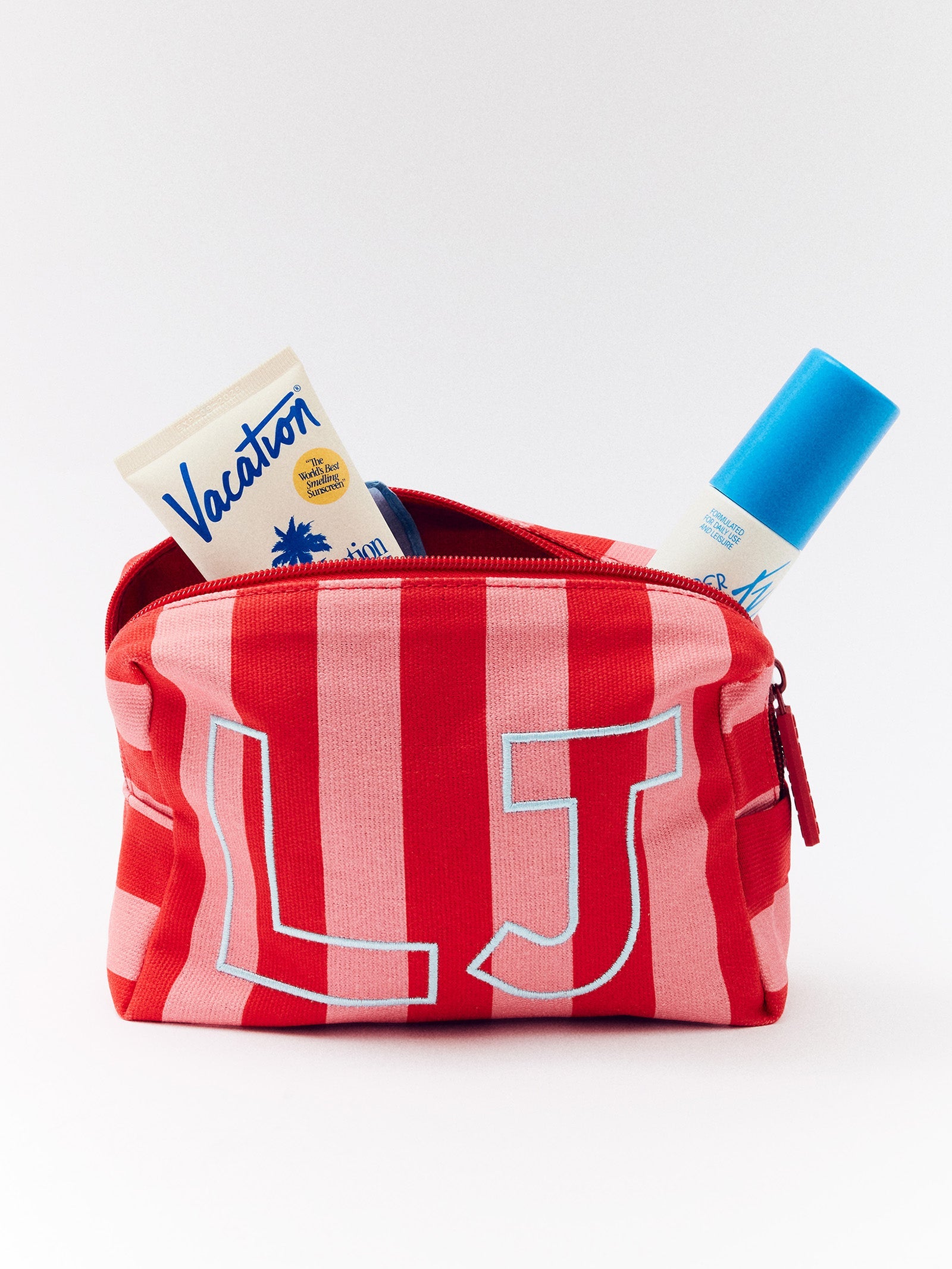 Striped Take It Away Custom Storage Pouch - Custom Cabana