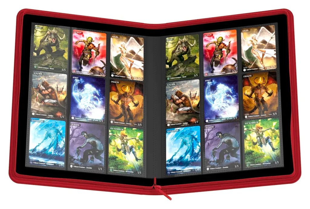 Ultimate Guard Xenoskin Red 360 Card Binder Zipfolio